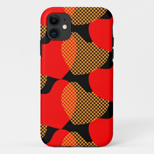 Vliegende harten iPhone 11 Hoesje (Achterkant)