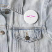 Vliegende hartslag ronde button 5,7 cm (In situ)