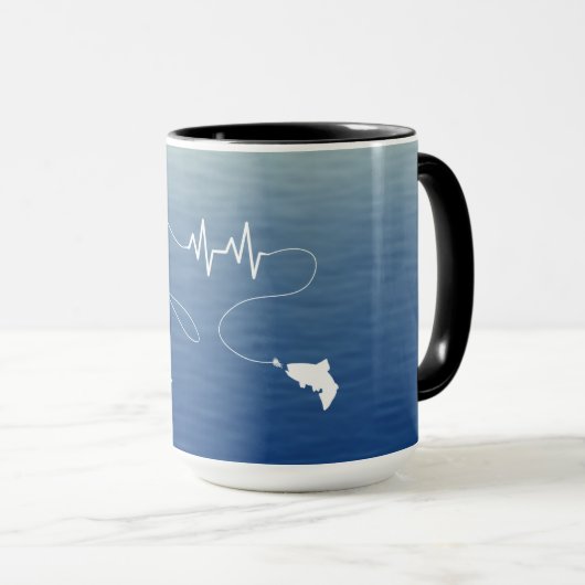 Vliegende hartslag Vliegende meid Mok (Voorkant rechts)