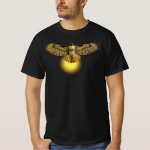 Vliegende havik in de zon t-shirt