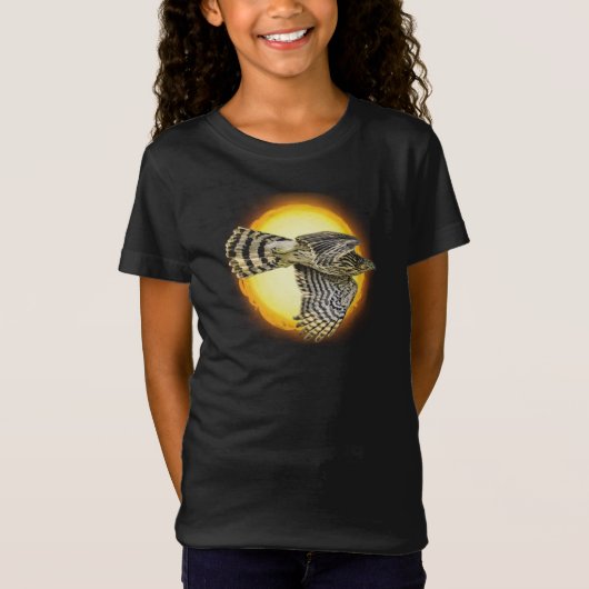 Vliegende Havik Vuur T-shirt (Voorkant)