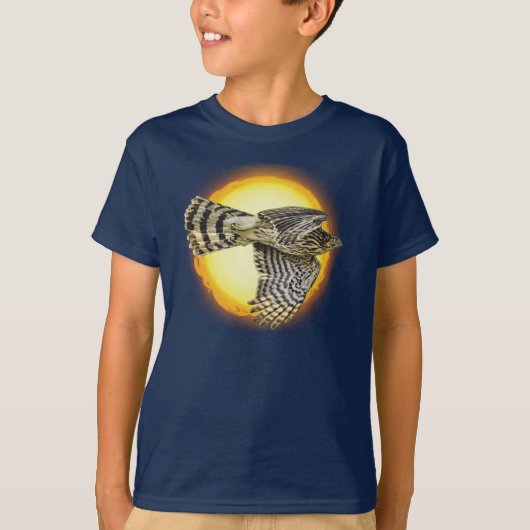Vliegende Havik Vuur T-shirt (Voorkant)