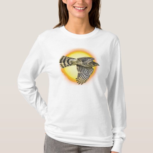 Vliegende Havik Vuur T-shirt (Voorkant)