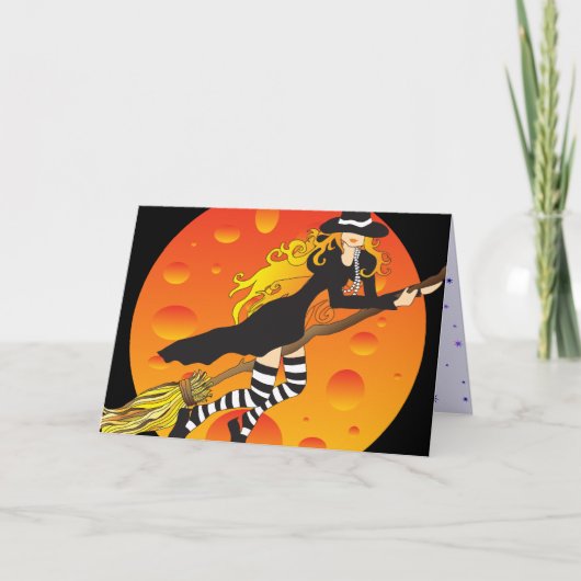 Vliegende heks_2 kaart (Voorkant)