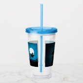 vliegende heks acryl drinkbeker (Rechts)