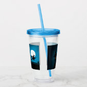 vliegende heks acryl drinkbeker (Links)