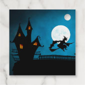 vliegende heks bedankjes labels (Achterkant)