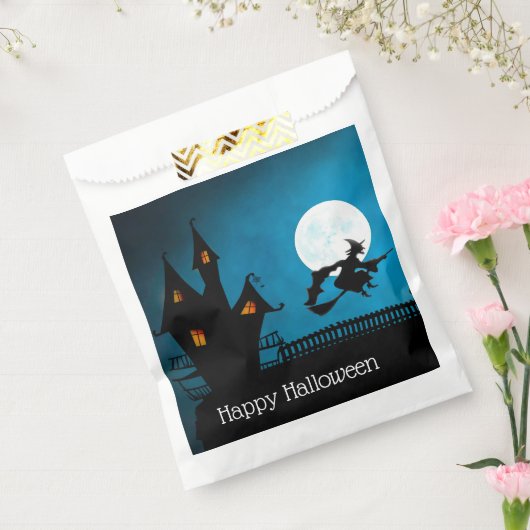 vliegende heks bedankzakje (Gezegeld)