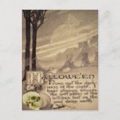 vliegende heks briefkaart (Voorkant)