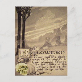 vliegende heks briefkaart