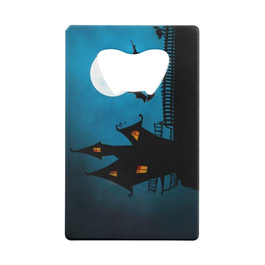 vliegende heks creditkaart flessenopener (Voorkant)