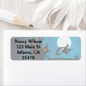 vliegende heks etiket (Insitu)