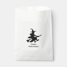 Vliegende Heks - Geel - Prettig Halloween - Favori