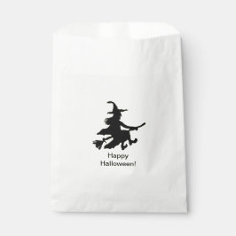Vliegende Heks - Geel - Prettig Halloween - Favori Bedankzakje