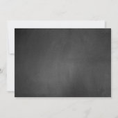 Vliegende heks-halloween-partij kaart (Achterkant)