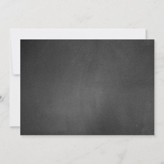 Vliegende heks-halloween-partij kaart (Achterkant)