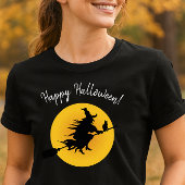 Vliegende heks Halloween T-Shirt
