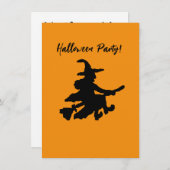 Vliegende heks in het Sinaasappel Kaart (Voorkant / Achterkant)