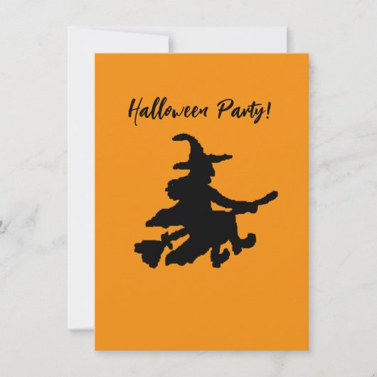 Vliegende heks in het Sinaasappel Kaart (Voorkant)