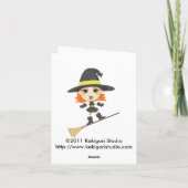 Vliegende Heks Kaart (Achterkant)