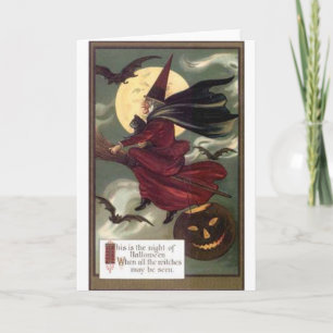 vliegende heks kaart