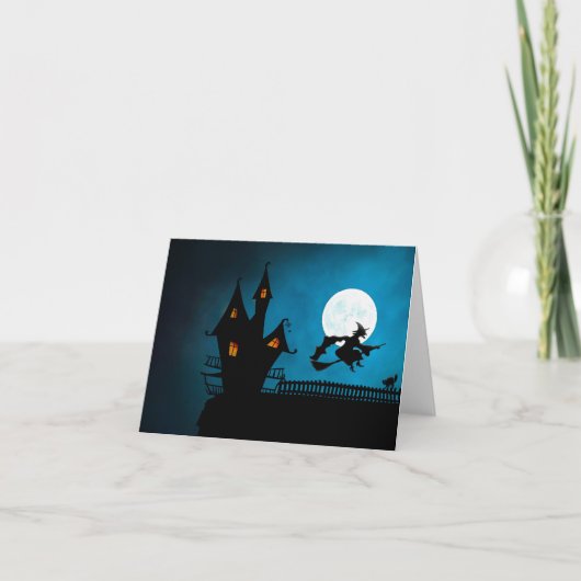 vliegende heks kaart (Voorkant)