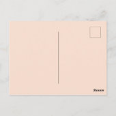 Vliegende heks op haar bezem Schattige Halloween Briefkaart (Achterkant)