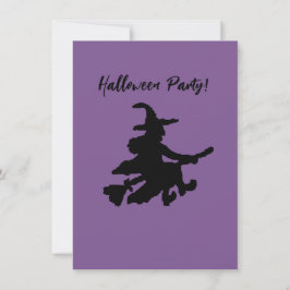 Vliegende heks op Paars Kaart