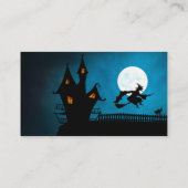 vliegende heks plaatskaartje (Achterkant)