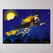 vliegende heks poster (Voorkant)