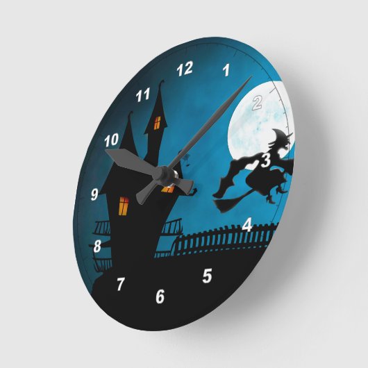 vliegende heks ronde klok (Hoek)