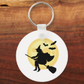 vliegende heks sleutelhanger (Voorkant)