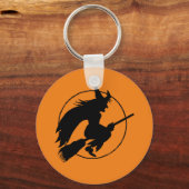 vliegende heks sleutelhanger (Voorkant)