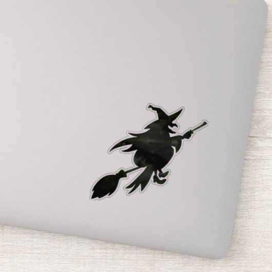 vliegende heks sticker (Detail)