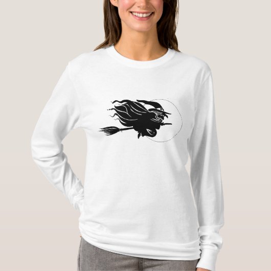vliegende heks t-shirt (Voorkant)
