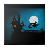 vliegende heks tegeltje (Voorkant)