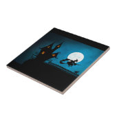 vliegende heks tegeltje (Zijkant)