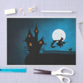 vliegende heks tissuepapier (Craft)