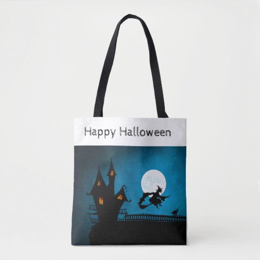 vliegende heks tote bag (Voorkant)