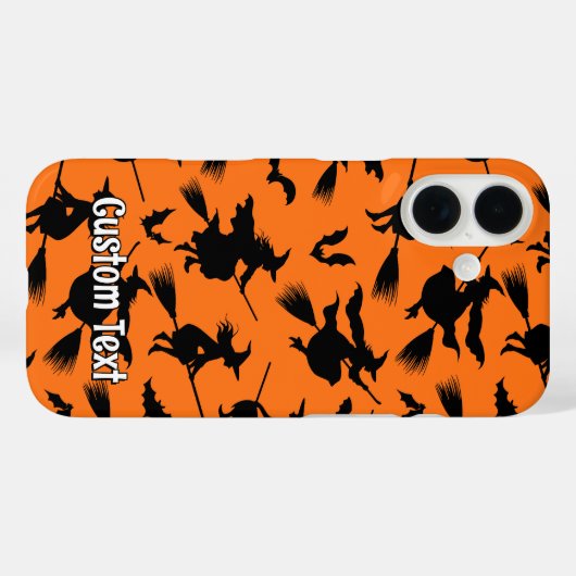 vliegende heksen patroon Case-Mate iPhone case (Achterkant (horizontaal))