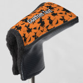 vliegende heksen patroon golfheadcover (3/4 voorkant)