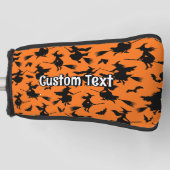 vliegende heksen patroon golfheadcover (Voorkant)
