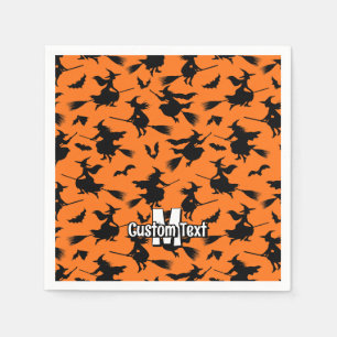 vliegende heksen patroon servet