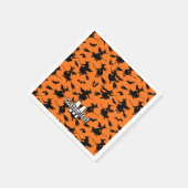 vliegende heksen patroon servet (Hoek)