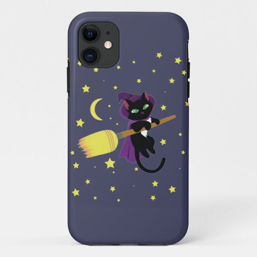 Vliegende Heksenkat Case-Mate iPhone Case (Achterkant)