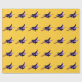 Vliegende hekwerkpapier cadeaupapier (Vlak)