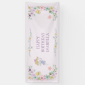 Vliegende hoeren Elke keer dat er een Lila meisje  Spandoek (Verticaal)