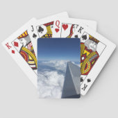 Vliegende hoge afspeelkaarten pokerkaarten (Achterkant)