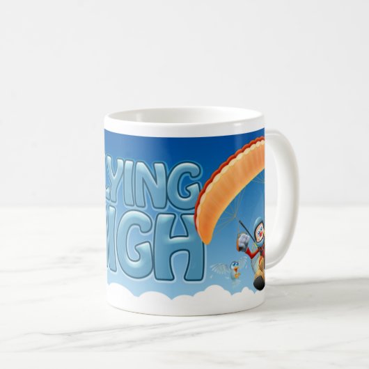 Vliegende hoge paramotorische Mok (Voorkant rechts)