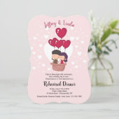 Vliegende hoge uitnodiging (Staand voorkant)